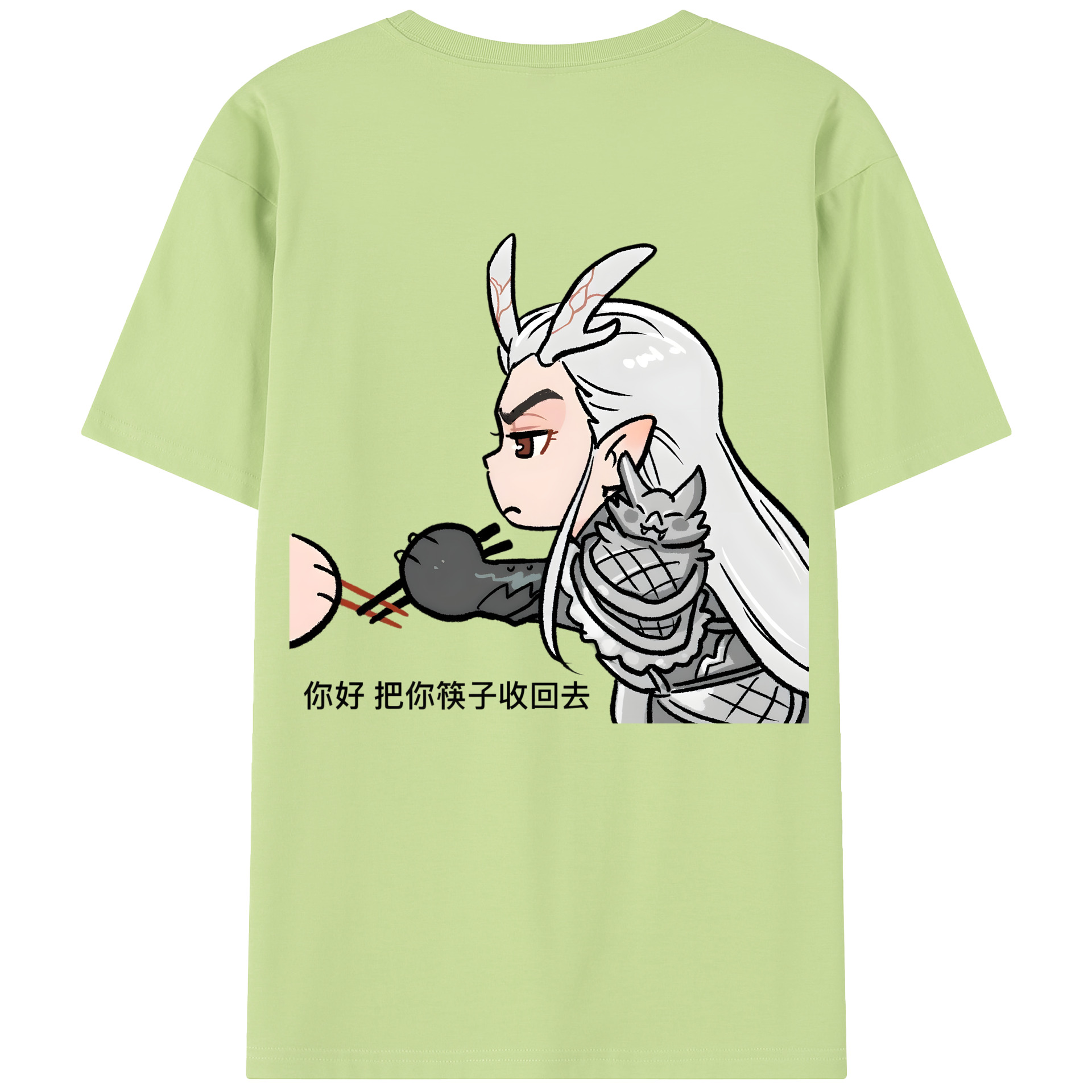 Ne Zha 2 ナタ 魔童の大暴れ 綿100％半袖Tシャツ（背面プリント）